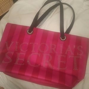 Victoria's Secret rhinestone studded bag tote